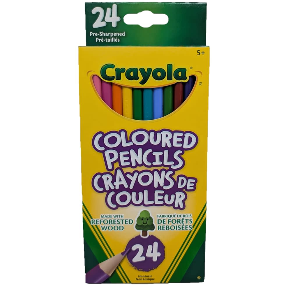 Crayola Coloured Pencils (pre-sharpened)