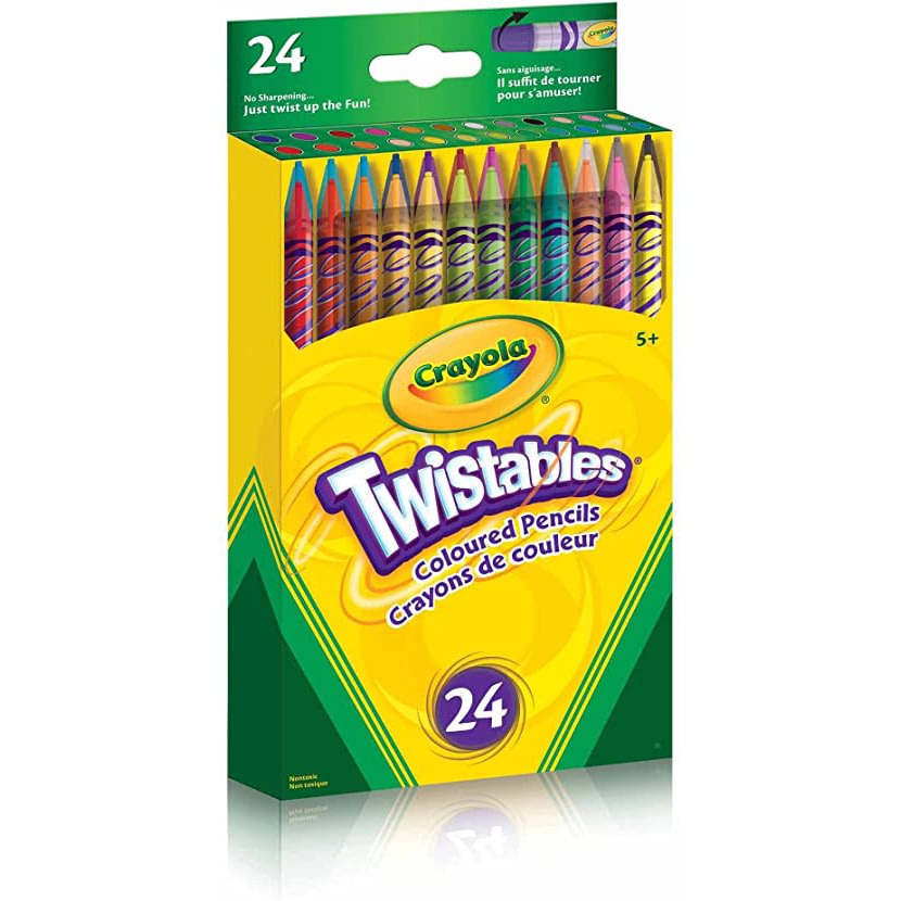 Crayola Twistables Coloured Pencils - 24 pack - Image 1